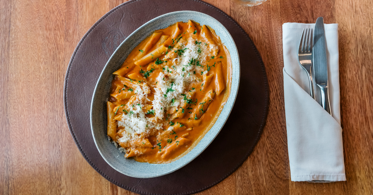Penne en Salsa Rosa