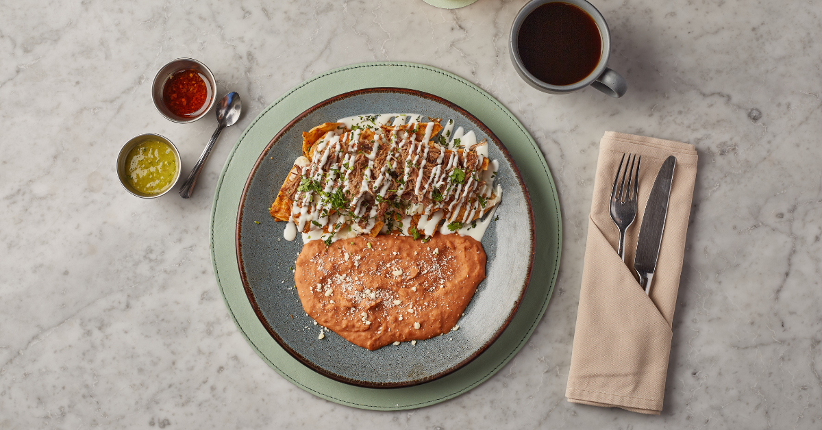 Chilaquiles con Brisket