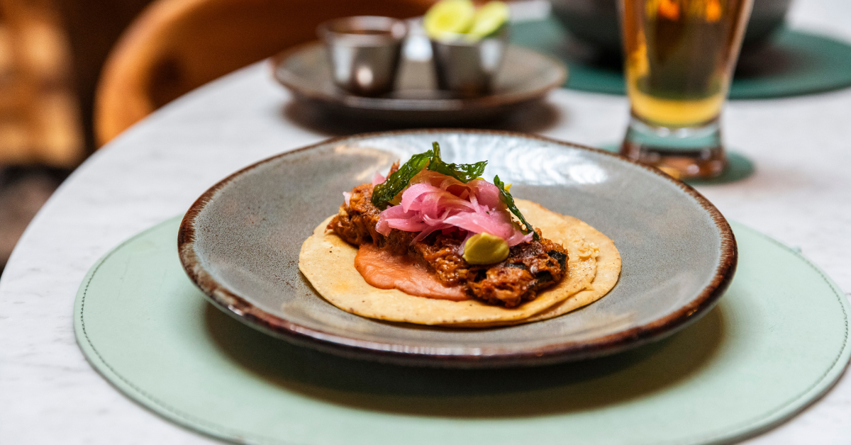 Taco de Chamorro en Adobo