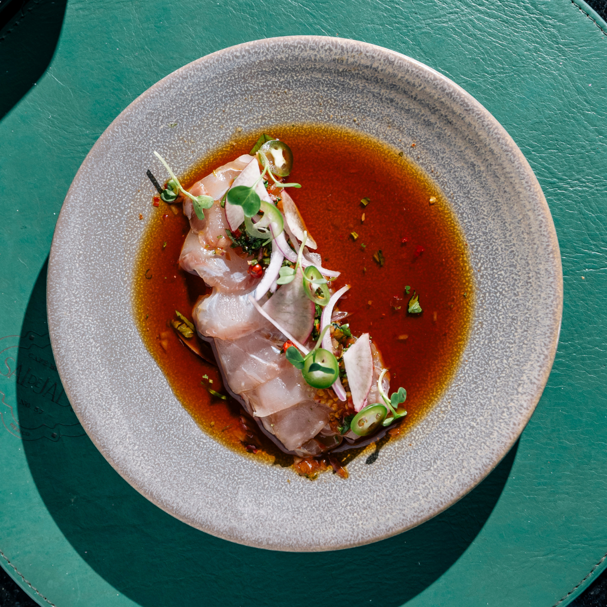 Tiradito de pesca del día