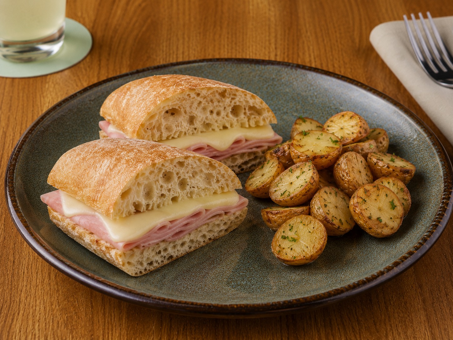 Panini de Jamón y Queso