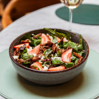 ENSALADA DE ESPINACA Y FRESAS